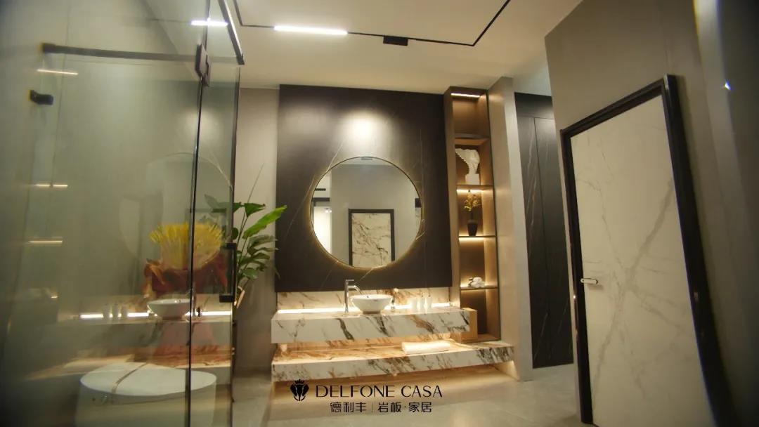 探店速遞 | 德利豐滕州巖板展館，呈現(xiàn)獨(dú)特空間美感